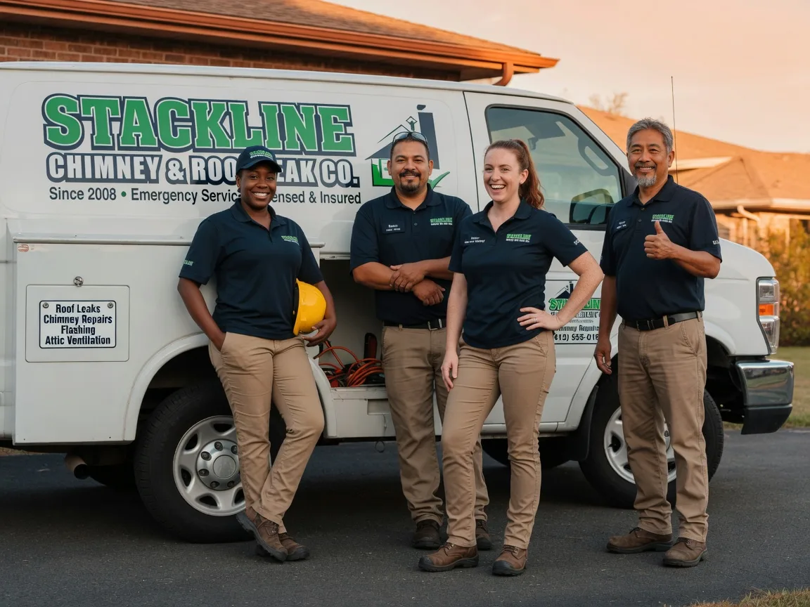 Chimney flashing repair company in Scranton, IA